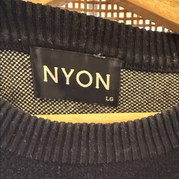 New York or Nowhere (NYON) Black Crewneck Knit Sweater blogger fave, sold out! - Picture 2 of 6